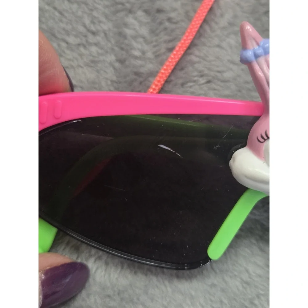 Tiny Toon BABS BUNNY Child's Sunglasses 1992 Dorda‎ Ind Tiny Toon Adventures